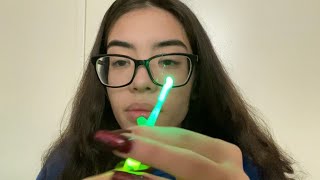 ASMR Doctor Checkup Camera Touching amp Random Props [upl. by Hayouqes]