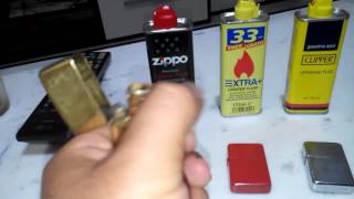 zippo fluid vs extra fluid vs clipper fluid [upl. by Violetta6]