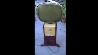 Philco Predicta Pedestal Diagnosis For Repair [upl. by Dahlstrom]