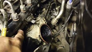 Ford ranger 32 TDci intake cleaning replacement of glow plugs [upl. by Atiekan]