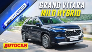 2022 Maruti Suzuki Grand Vitara mild hybrid review  The mild mannered SUV  Drive  Autocar India [upl. by Faro]