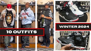 Jordan 4 quotBredquot Fits Streetwear vs Casual [upl. by Lippold]