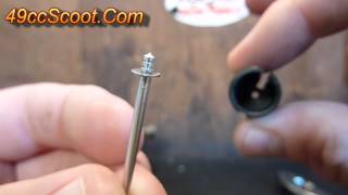 TwoStroke Scooter  ATV Carburetor Settings And Adjustments 3of4  Needle Clip [upl. by Oleta583]