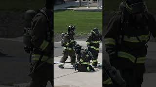 Live Fire Training  Firefighter Tactical Group army montananationalguard firefighting shorts [upl. by Kati]