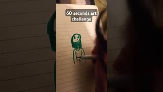 60 second art challenge [upl. by Aivartal]