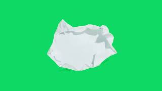 GREEN SCREEN PAPER FOLDING ANIMATED HD  FREE TO USE GRAPHICS ANIMATIONS [upl. by Heyde]