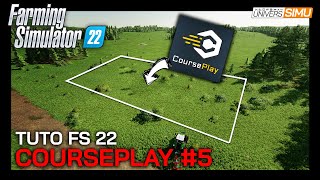 Créer des champs personnalisés avec le COURSEPLAY FARMING SIMULATOR 22 TUTO [upl. by Harriette]