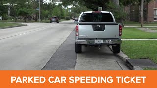 Traffic camera gives parked car speeding ticket [upl. by Kiele528]