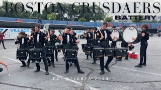 Boston Crusaders 2024 Battery DCI Atlanta [upl. by Alleunamme]