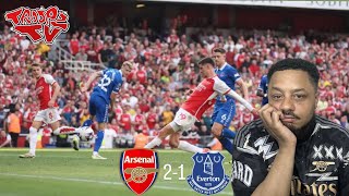 Arsenal 21 Everton  Troopz Match Reaction  KMT Proud But Disappointed At The Same Time [upl. by Rubbico454]