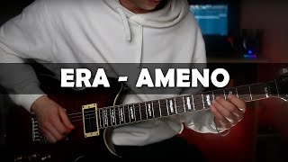 Era  Ameno  Electric Guitar Cover TAB Backing track [upl. by Haneeja326]