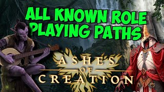 24 ROLE PLAYING Classes in Ashes of Creation MMO [upl. by Shelden226]