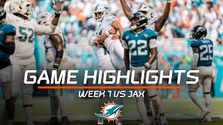 Miami Dolphins Highlights vs Jacksonville Jaguars  2024 Regular Season Week 1 [upl. by Bigg667]