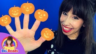 Five Little Pumpkins  Rhyming Halloween Finger Play [upl. by Einnoc380]