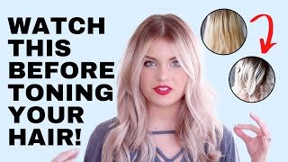 HOW TO TONE HAIR 101  Hair Toning Masterclass [upl. by Eatnad]