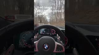 2022 bmw m440i xdrive muffler delete launch control 060 bmw bmwm cars reels shorts launch [upl. by Eenert]