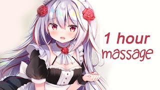 ASMR ♡ Massaging your ears ❤ 1 Hour Binaural No Talking ♡ Ear Massage [upl. by Aislehc]