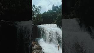 Waterfalls📍yerravaram yerravaram waterfall natute peace soul music shortsvideo viralshorts [upl. by Zampardi]