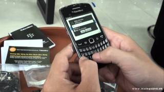 Khui hộp BlackBerry Curve 9360  wwwmainguyenvn [upl. by Ysdnyl353]