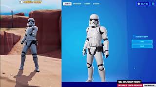 Fortnite First Order Stormtrooper skin henchmen bot [upl. by Eadmund]