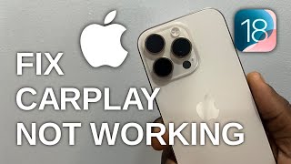 How to FIX CarPlay Not Working on iOS 18 [upl. by Elum]