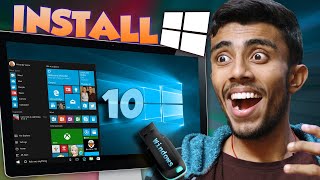 Windows 10  Download amp Install⚡ For Free Stop Using Fake Version  Win 10 Install step by step [upl. by Stillas199]