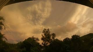 Ile de la Réunion Timelapse clouds Cyclone Belal 150124 [upl. by Ranita]