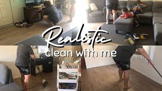 REALISTIC CLEAN WITH ME SAHM [upl. by Bergh]