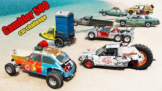 OffRoad Gambler 500 Car Challenge  Beamng drive [upl. by Mandal]