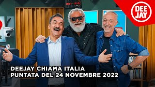 Deejay Chiama Italia  Puntata del 24 novembre 2022  Ospite Diego Abatantuono [upl. by Araeic]