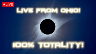 TOTAL ECLIPSE LIVE FROM OHIO [upl. by Alcock]