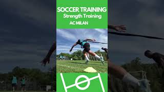 AC Milan strength training session soccerdrills acmilan soccertraining soccertrainingdrills [upl. by Rede]