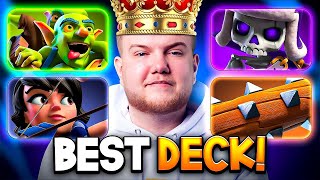 BEST LOG BAIT DECK HOW TO PLAY LIKE A PRO PLAYER😎  Clash Royale [upl. by Llieno]