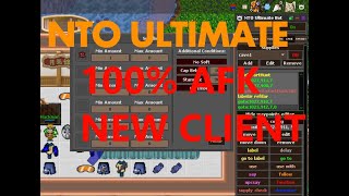 Cavebot 100 afk NOVO client NTO ULTIMATE [upl. by Ku]