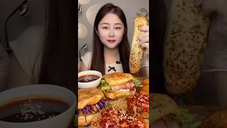 먹방 먹는 소리 Chinese Fast Food asmr mukbang food eating [upl. by Anaeco]