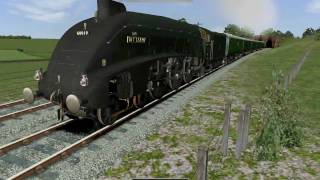 RailWorks  Bittern and Mallard A4 Steam Locomotives Gameplay HD [upl. by Eclud820]