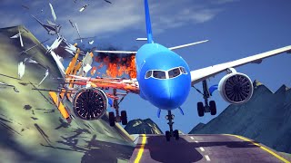 Emergency Landings 53 How survivable are they Besiege [upl. by Anadal]