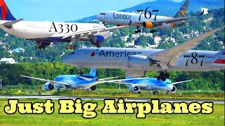 Just the big ones airplane spotting Montego Bay Jamaica video 714 [upl. by Adao721]