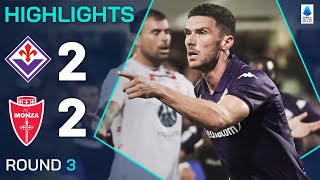 FIORENTINAMONZA 22  HIGHLIGHTS  Gosens’ late goal rescues draw for La Viola  Serie A 202425 [upl. by Lucia]