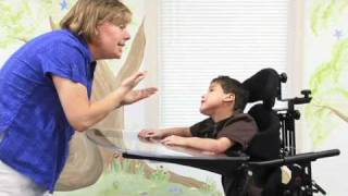 I am a Pizza with sign language Cerebral Palsy [upl. by Christal218]