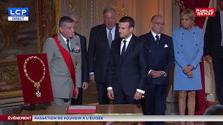 Emmanuel Macron reconnu comme grand maître de lordre de la Légion dhonneur [upl. by Ydal891]