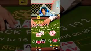 What Are The Odds 3 Blackjacks blackjack shorts casino [upl. by Airrat100]