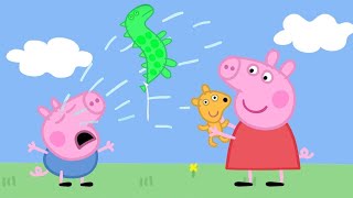 Peppa Pig English Episodes  Georges New Balloon Peppa Pig Official [upl. by Yrakcaz]