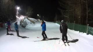 Semmering  Hirschenkogel Piste 1 Familienabfahrt Nacht [upl. by Egag]