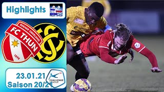 Highlights FC Thun vs FC Schaffhausen 23012021 [upl. by Warms]