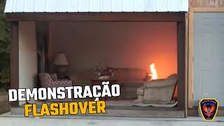 Demonstração do Flashover [upl. by Yentruocal867]