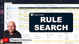 Check Point R81X  Crash Course  SmartConsole Part2  Create and Search rules [upl. by Toolis]