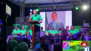 Prime Minister Andrew Holness in Aneon town JLP conference [upl. by Langsdon477]