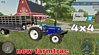 New Farmtrac 4x4 fs22 [upl. by Saunder]