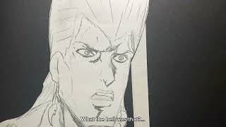 Diavolo vs Polnareff  BrysobStorygram Original Animation [upl. by Naval]